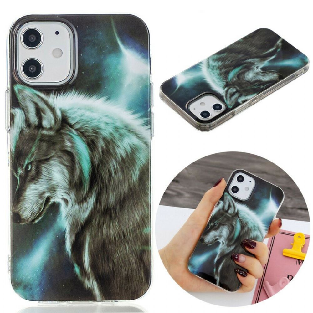 Handyhülle Für iPhone 12 Mini Königlicher Wolf