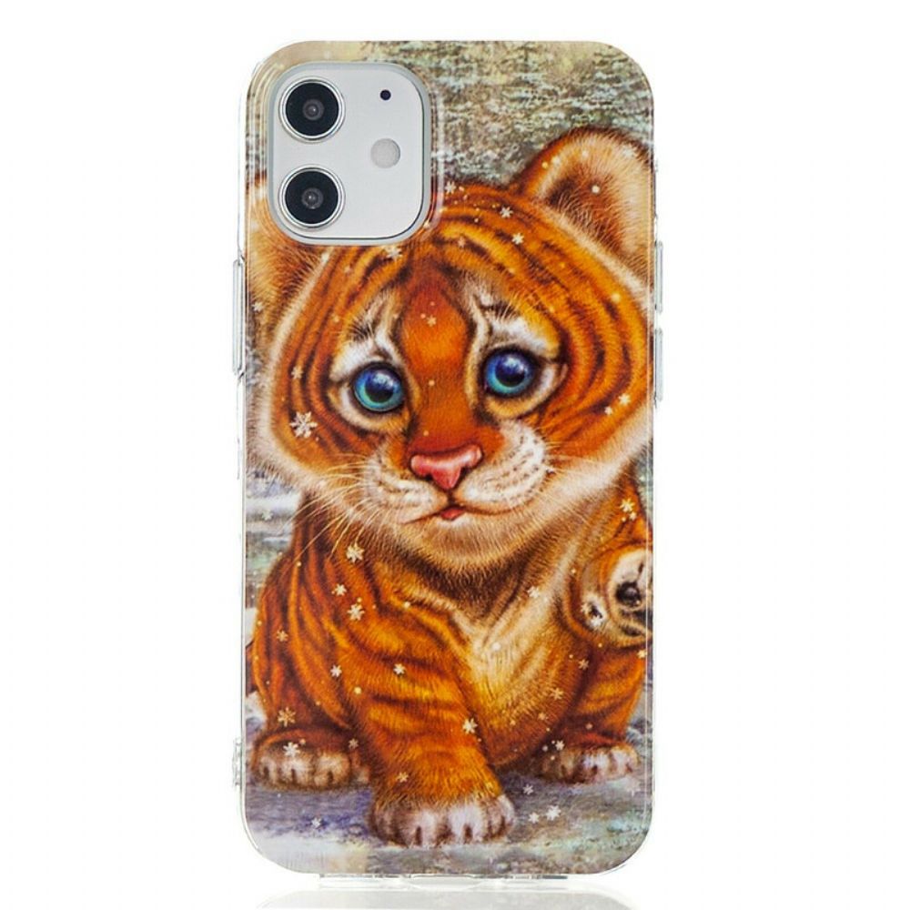 Handyhülle Für iPhone 12 Mini Tigerbaby