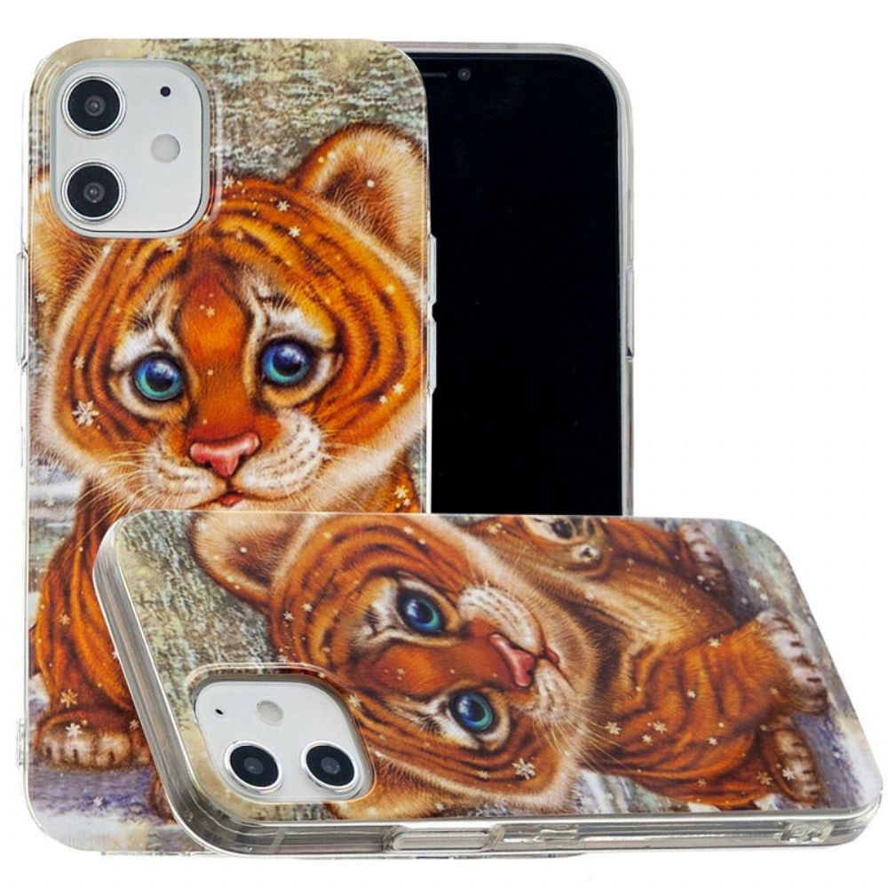 Handyhülle Für iPhone 12 Mini Tigerbaby