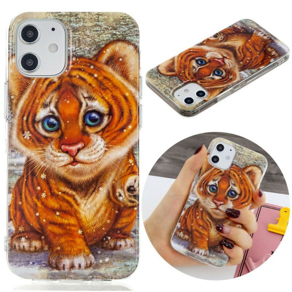 Handyhülle Für iPhone 12 Mini Tigerbaby