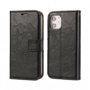 Handyhülle Lederhüllen Für iPhone 12 Mini Abnehmbarer Stil Aus Distressed-leder