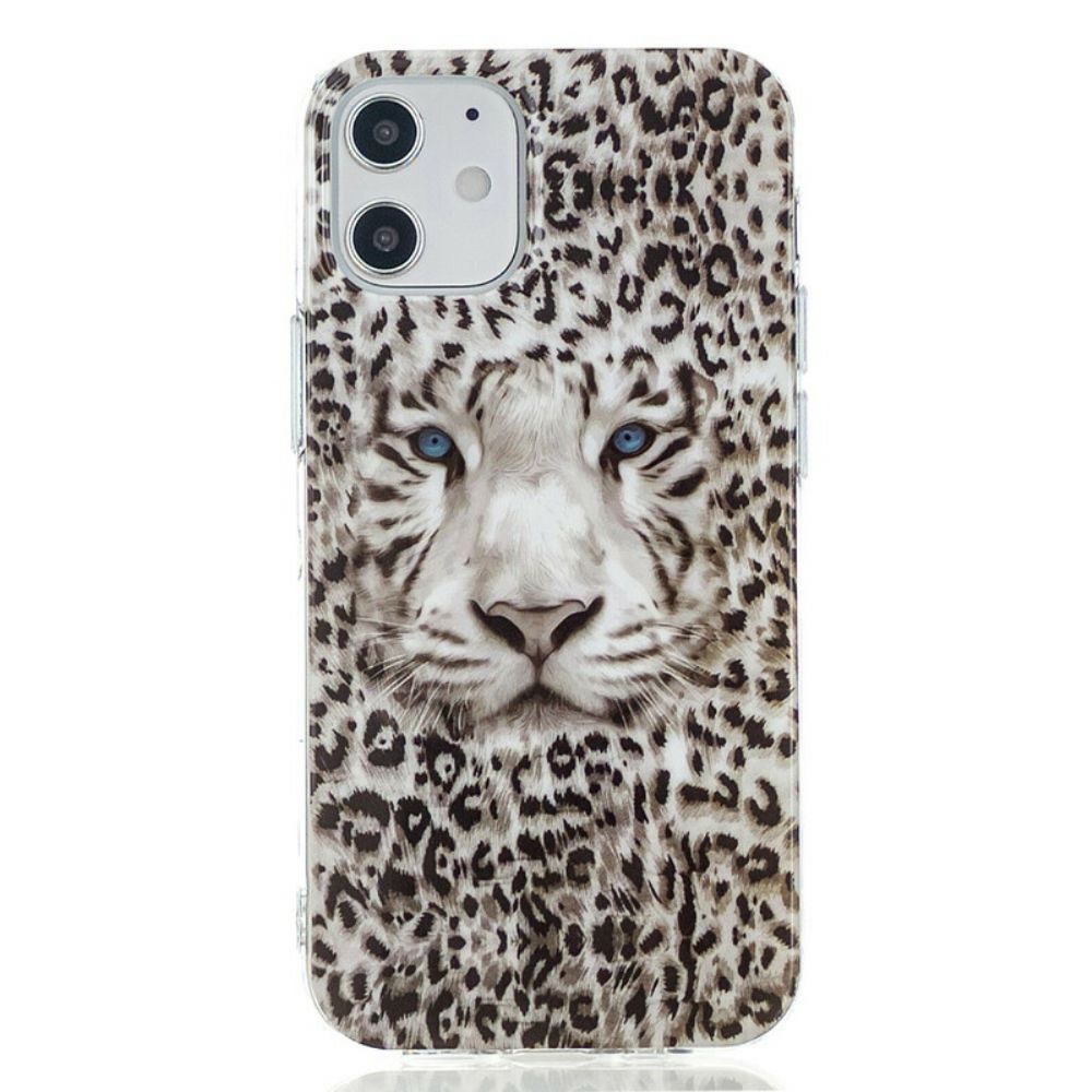 Hülle Für iPhone 12 Mini Fluoreszierender Leopard