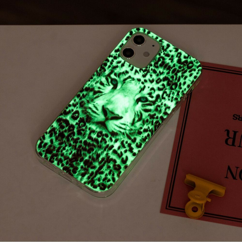 Hülle Für iPhone 12 Mini Fluoreszierender Leopard