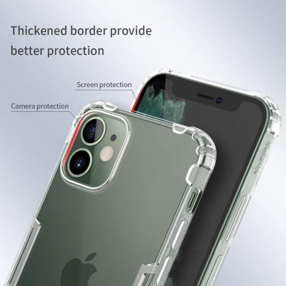 Hülle Für iPhone 12 Mini Nillkin Transparente Natur