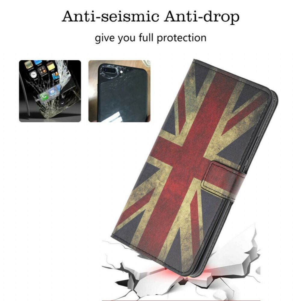 Lederhüllen Für iPhone 12 Mini England-flagge