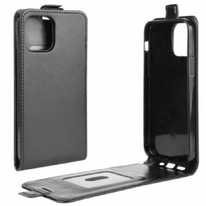 Lederhüllen Für iPhone 12 Mini Flip Case Klappbar