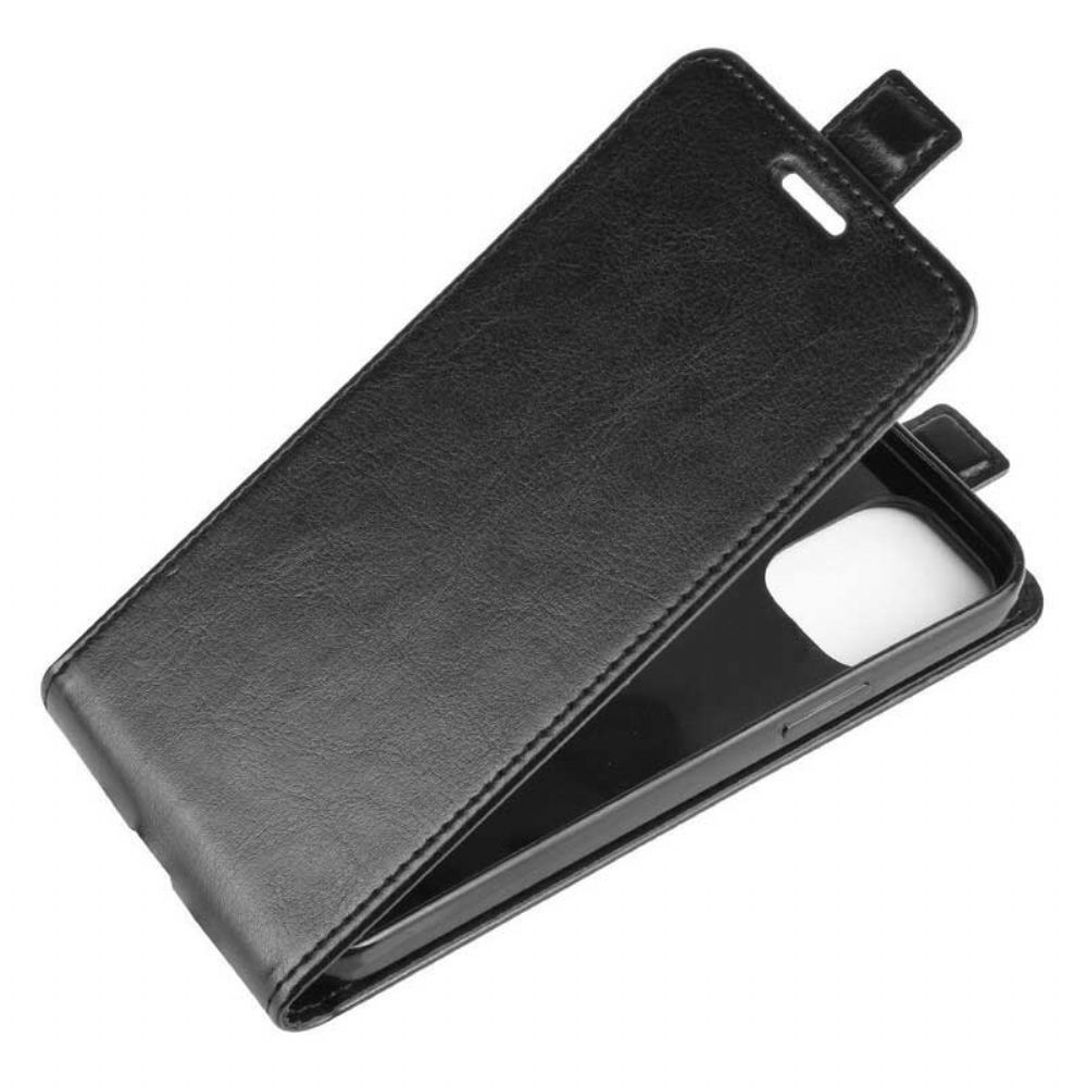 Lederhüllen Für iPhone 12 Mini Flip Case Klappbar