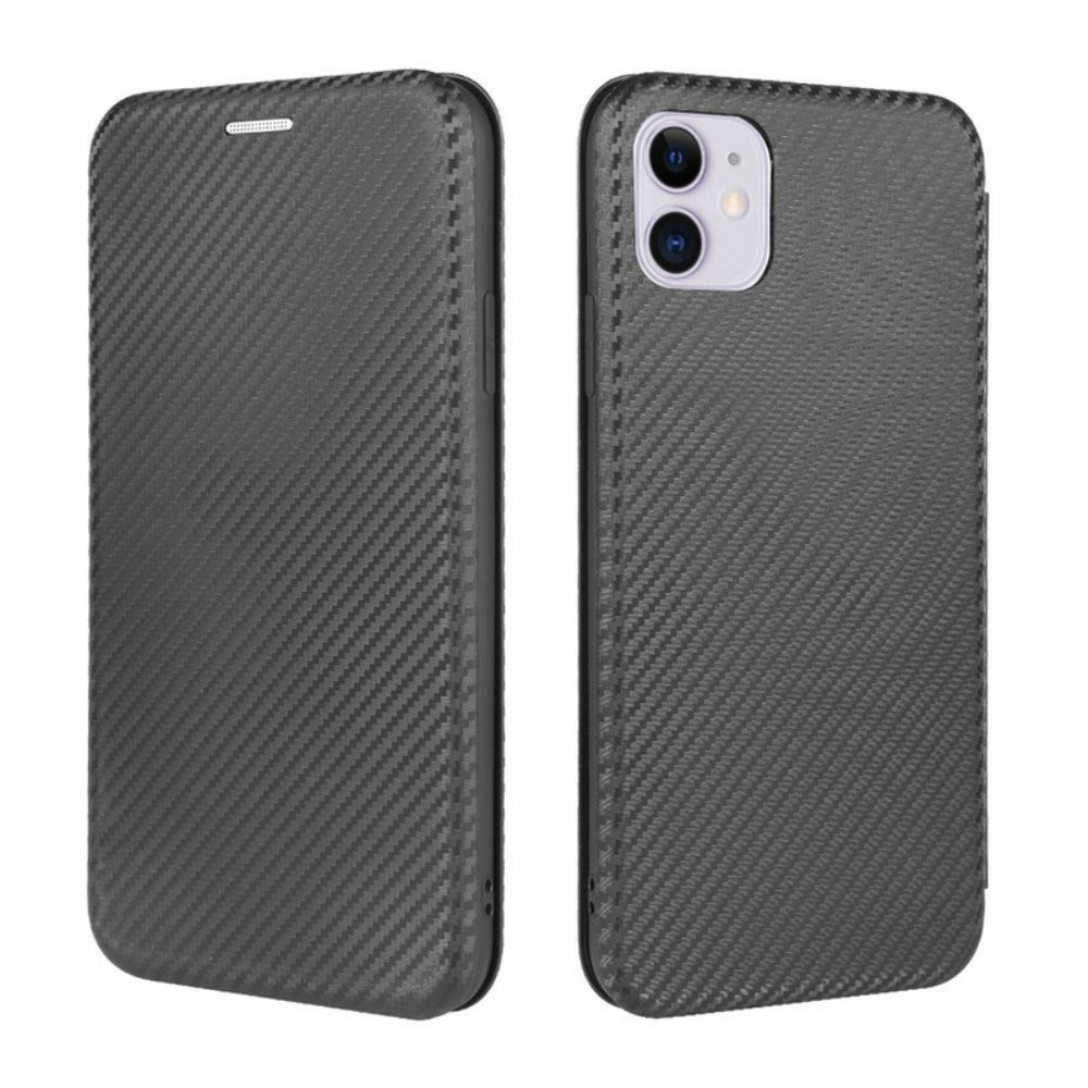 Schutzhülle Für iPhone 12 Mini Flip Case Kohlefaser