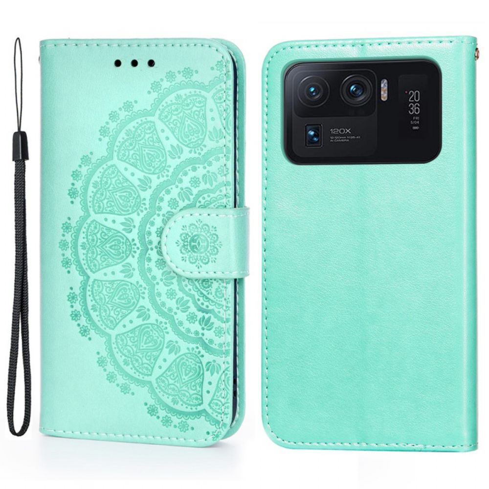 Flip Case Für Xiaomi Mi 11 Ultra Korallen-mandala