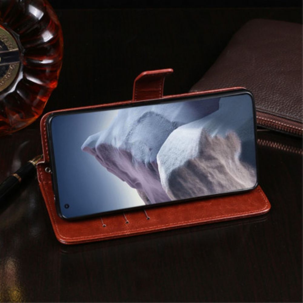 Flip Case Für Xiaomi Mi 11 Ultra Kunstleder Idewei