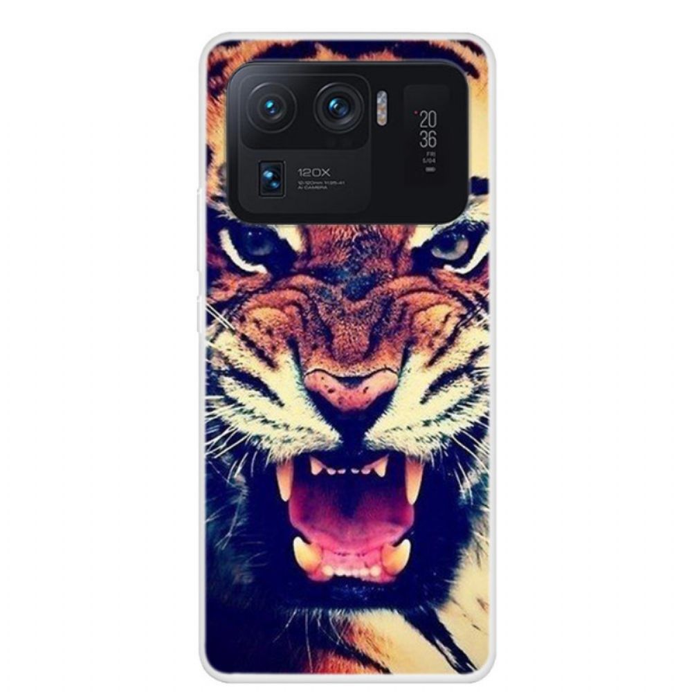 Hülle Für Xiaomi Mi 11 Ultra Vorderer Tiger