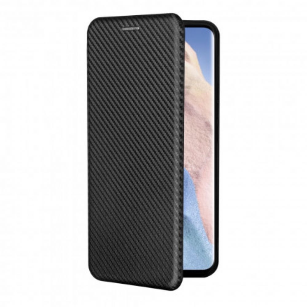 Schutzhülle Für Xiaomi Mi 11 Ultra Flip Case Kohlefaser Mit Stützring