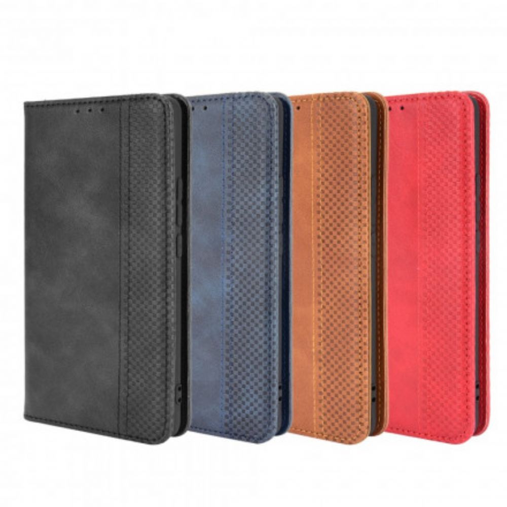 Schutzhülle Für Xiaomi Mi 11 Ultra Flip Case Stilisierter Vintage-ledereffekt