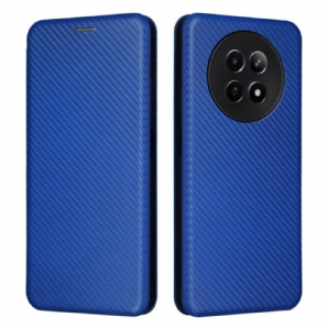 Flip Case Realme 12 / 12x 5g Kohlefaser