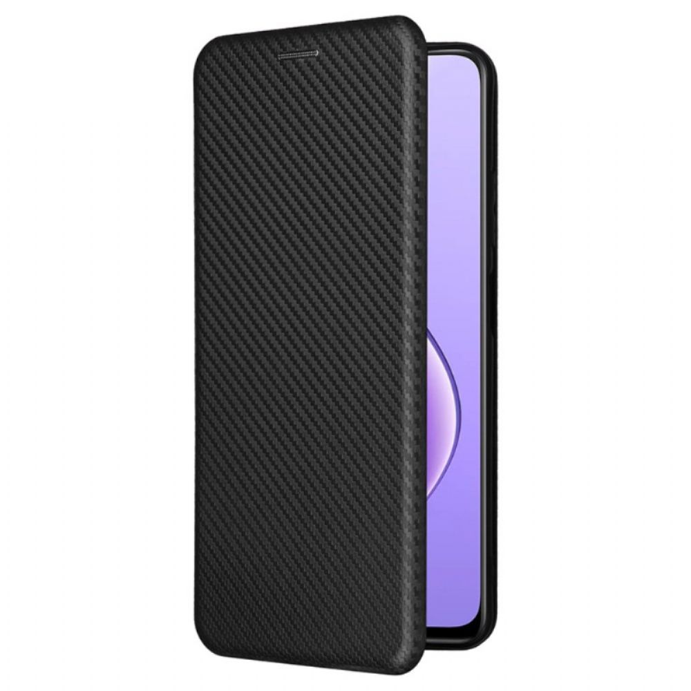 Flip Case Realme 12 / 12x 5g Kohlefaser