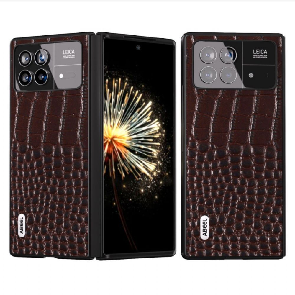 Hülle Xiaomi Mix Fold 3 Krokodiltextur Abeel