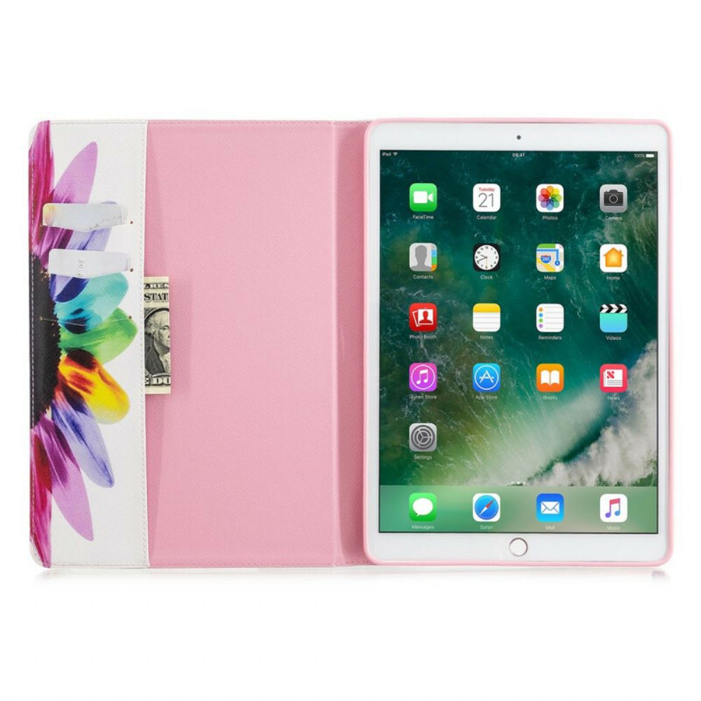 Case Für iPad 10.2" (2024) (2024) / Air 10.5" / Pro 10.5" Blumenmalerei