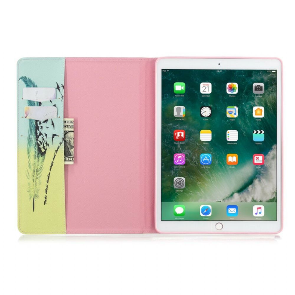 Case Für iPad 10.2" (2024) (2024) / Air 10.5" / Pro 10.5" Feder