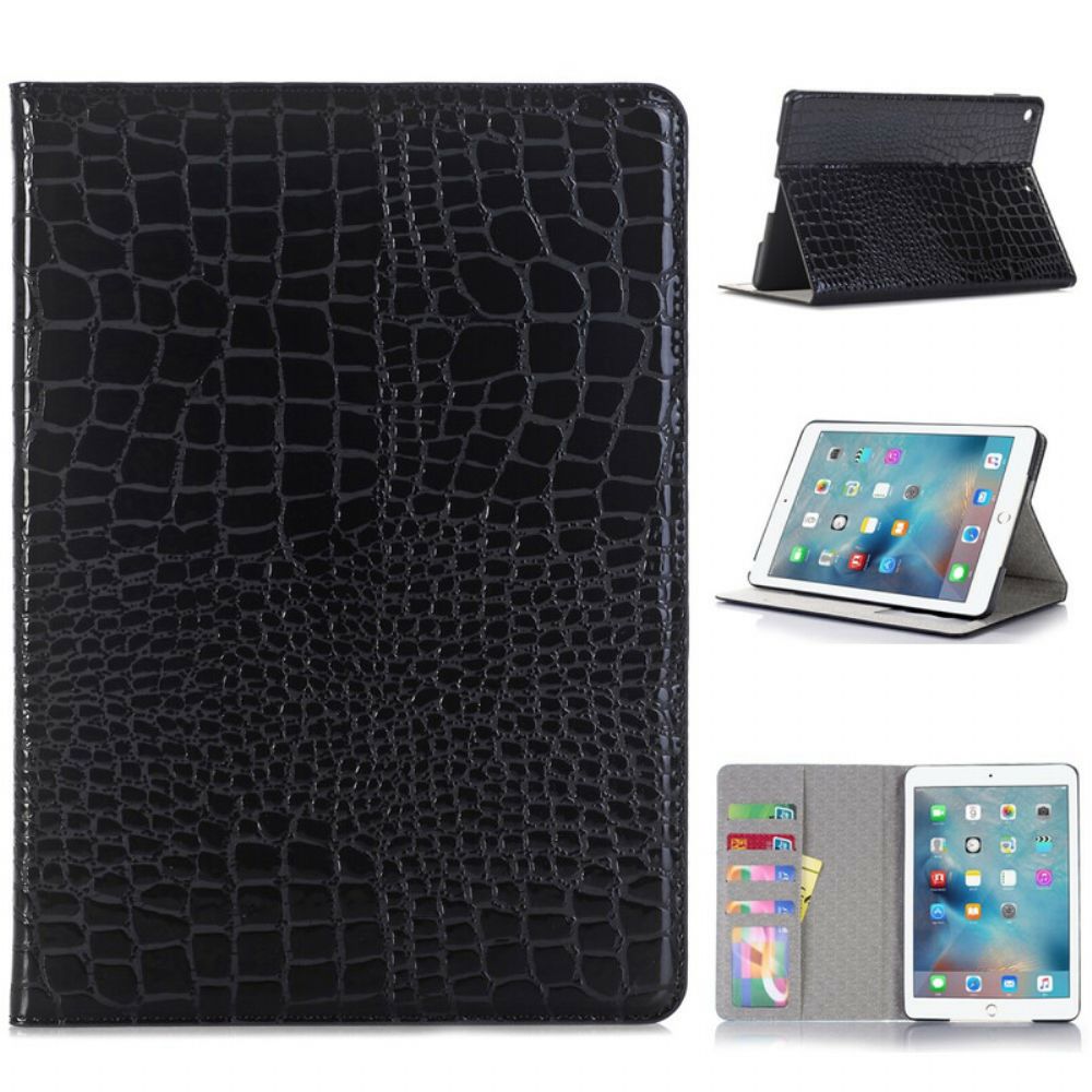 Case Für iPad 10.2" (2024) (2024) / Air 10.5" / Pro 10.5" Krokodilleder-stil