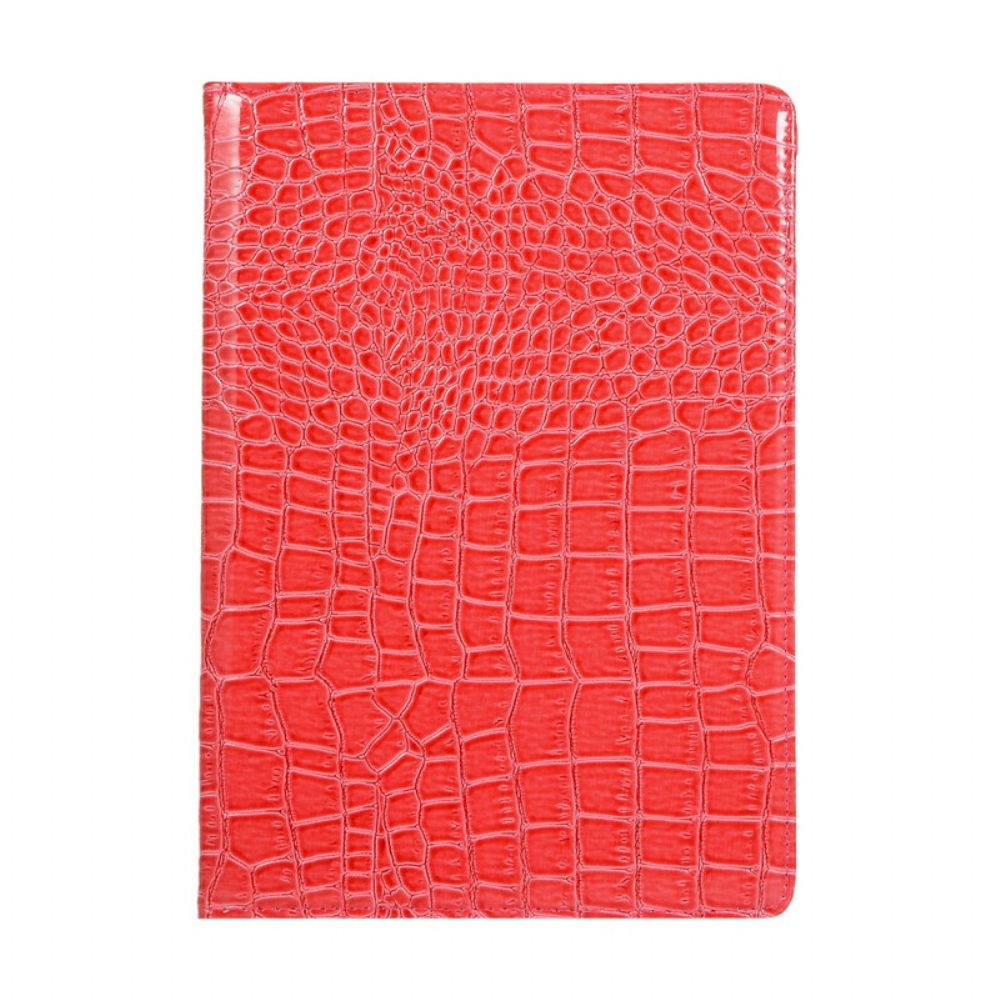 Case Für iPad 10.2" (2024) (2024) / Air 10.5" / Pro 10.5" Rotary Crocodile Skin-stil