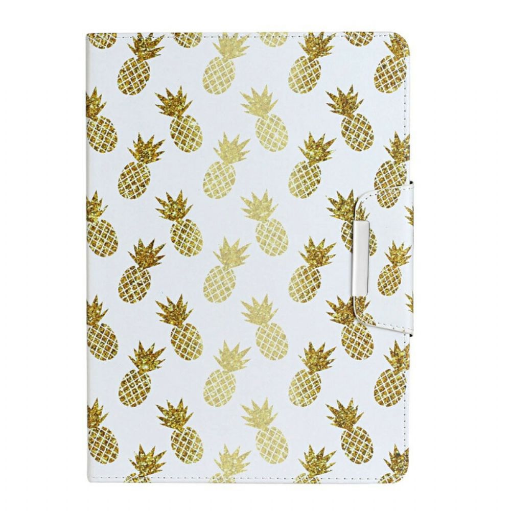 Flip Case Für iPad 10.2" (2024) (2024) / Air 10.5" / Pro 10.5" Ananas