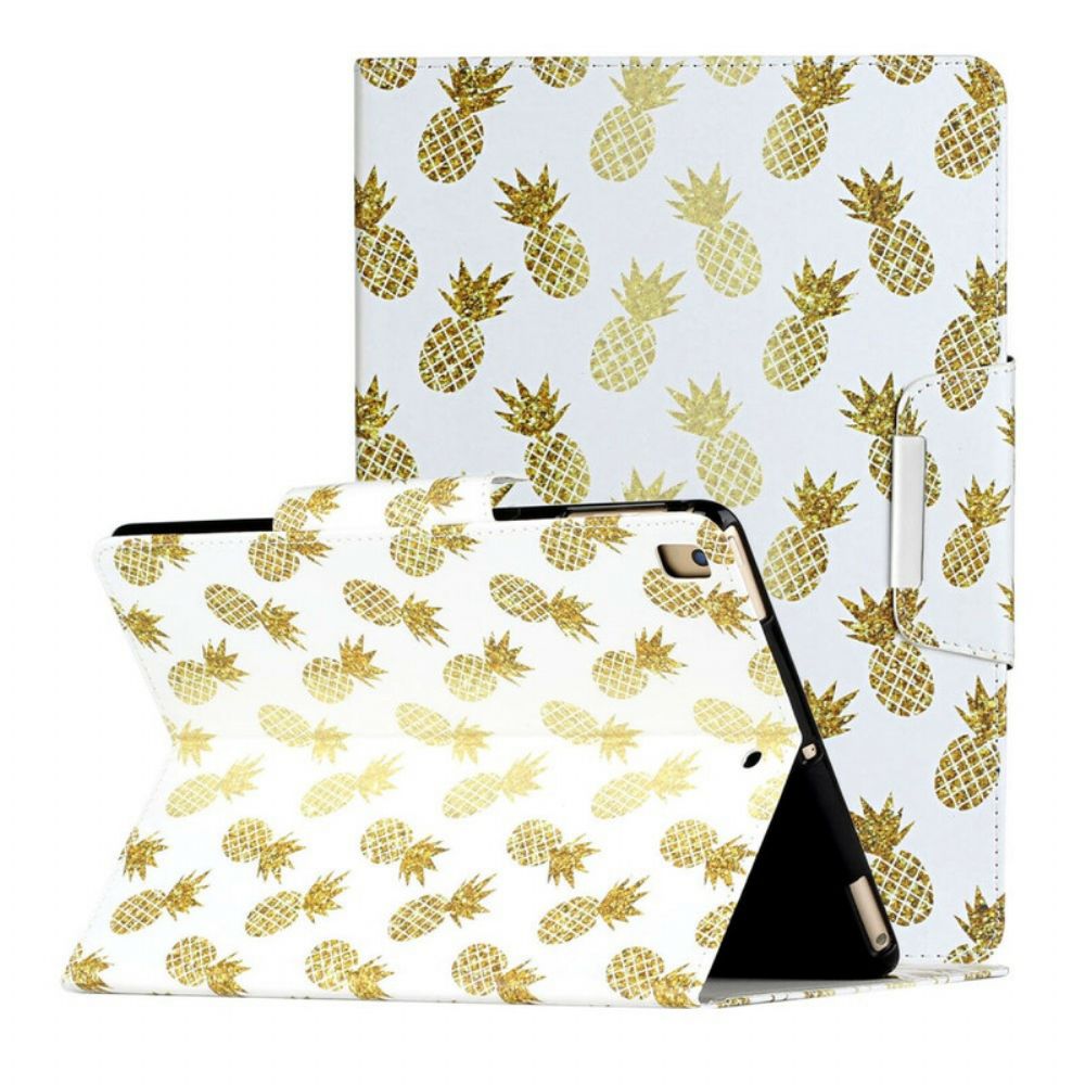 Flip Case Für iPad 10.2" (2024) (2024) / Air 10.5" / Pro 10.5" Ananas