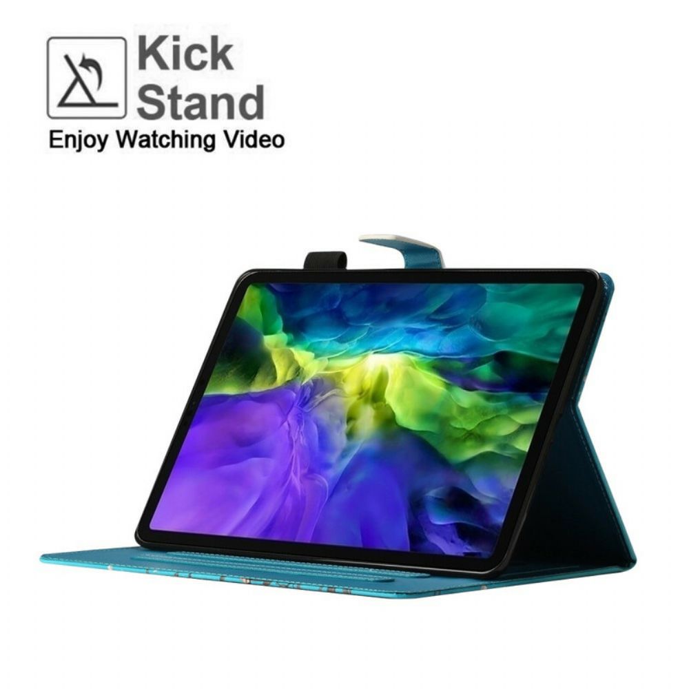 Flip Case Für iPad 10.2" (2024) (2024) / Air 10.5" / Pro 10.5" Blühende Zweige