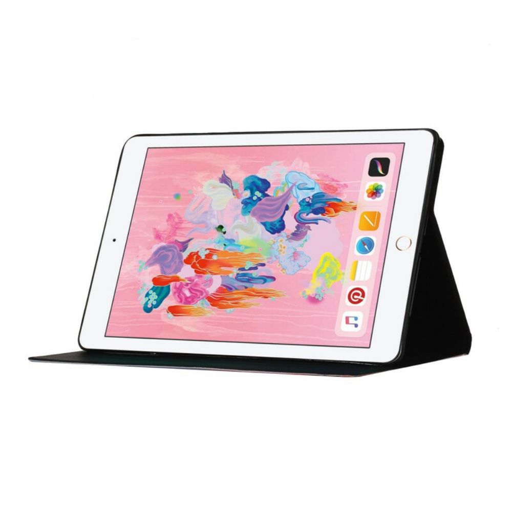 Flip Case Für iPad 10.2" (2024) (2024) / Air 10.5" / Pro 10.5" Blumen