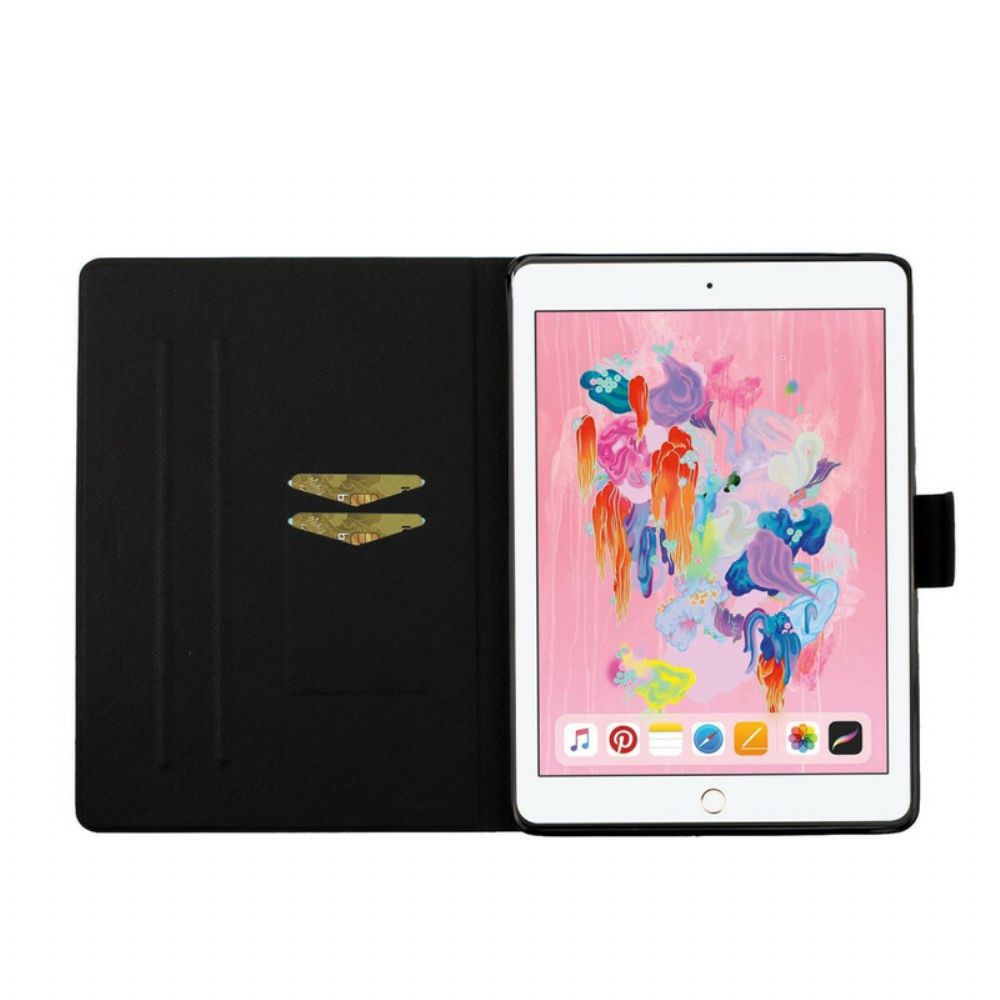 Flip Case Für iPad 10.2" (2024) (2024) / Air 10.5" / Pro 10.5" Blumen