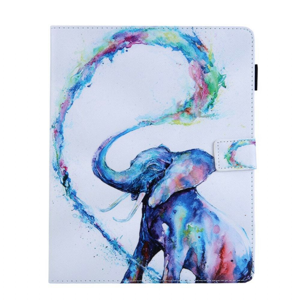 Flip Case Für iPad 10.2" (2024) (2024) / Air 10.5" / Pro 10.5" Elefant Art.-nr