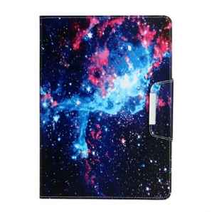 Flip Case Für iPad 10.2" (2024) (2024) / Air 10.5" / Pro 10.5" Kosmischer Himmel