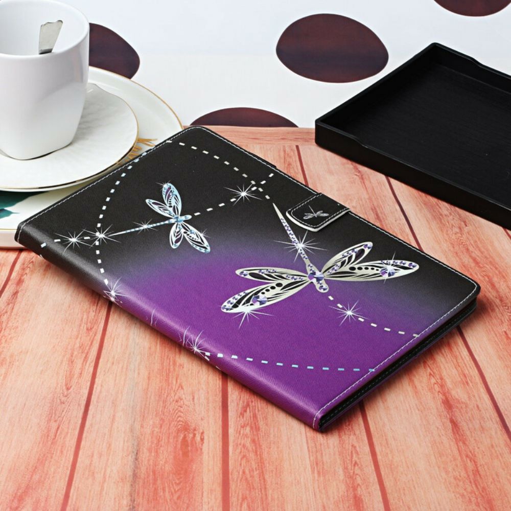 Flip Case Für iPad 10.2" (2024) (2024) / Air 10.5" / Pro 10.5" Libellen