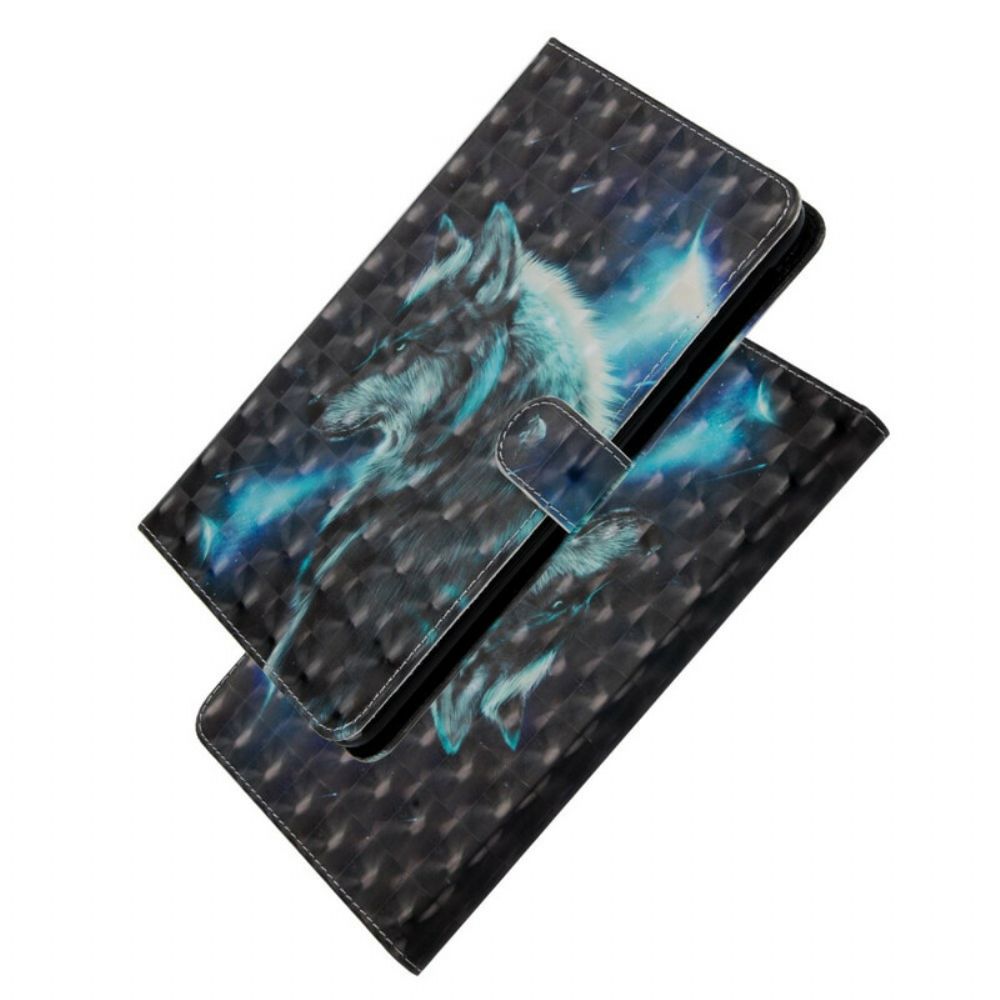 Flip Case Für iPad 10.2" (2024) (2024) / Air 10.5" / Pro 10.5" Lichtpunkt Wolf