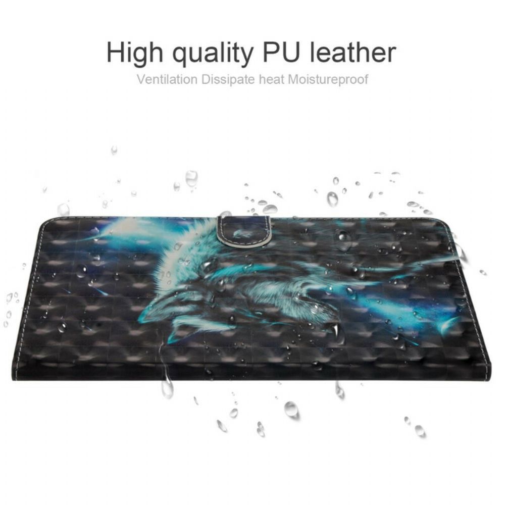 Flip Case Für iPad 10.2" (2024) (2024) / Air 10.5" / Pro 10.5" Lichtpunkt Wolf