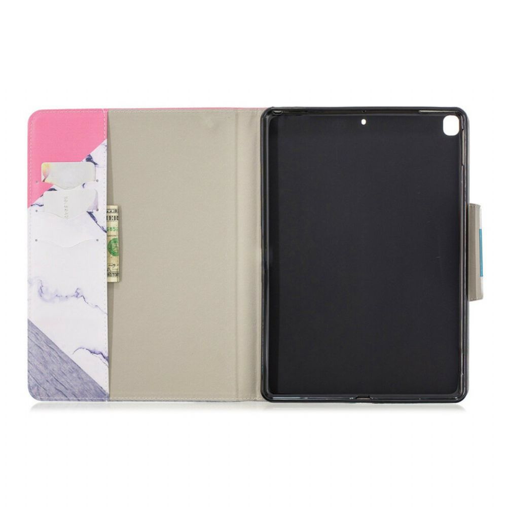 Flip Case Für iPad 10.2" (2024) (2024) / Air 10.5" / Pro 10.5" Marmor-design