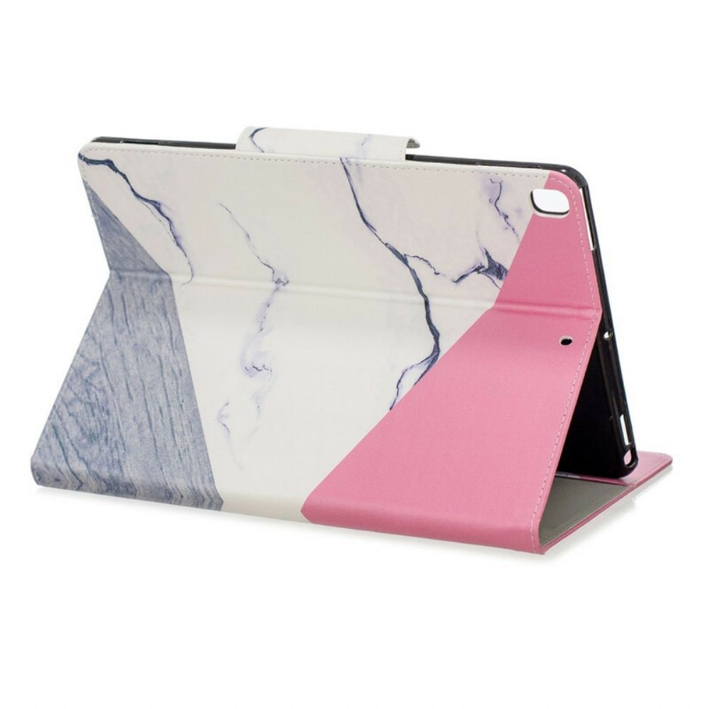 Flip Case Für iPad 10.2" (2024) (2024) / Air 10.5" / Pro 10.5" Marmor-design