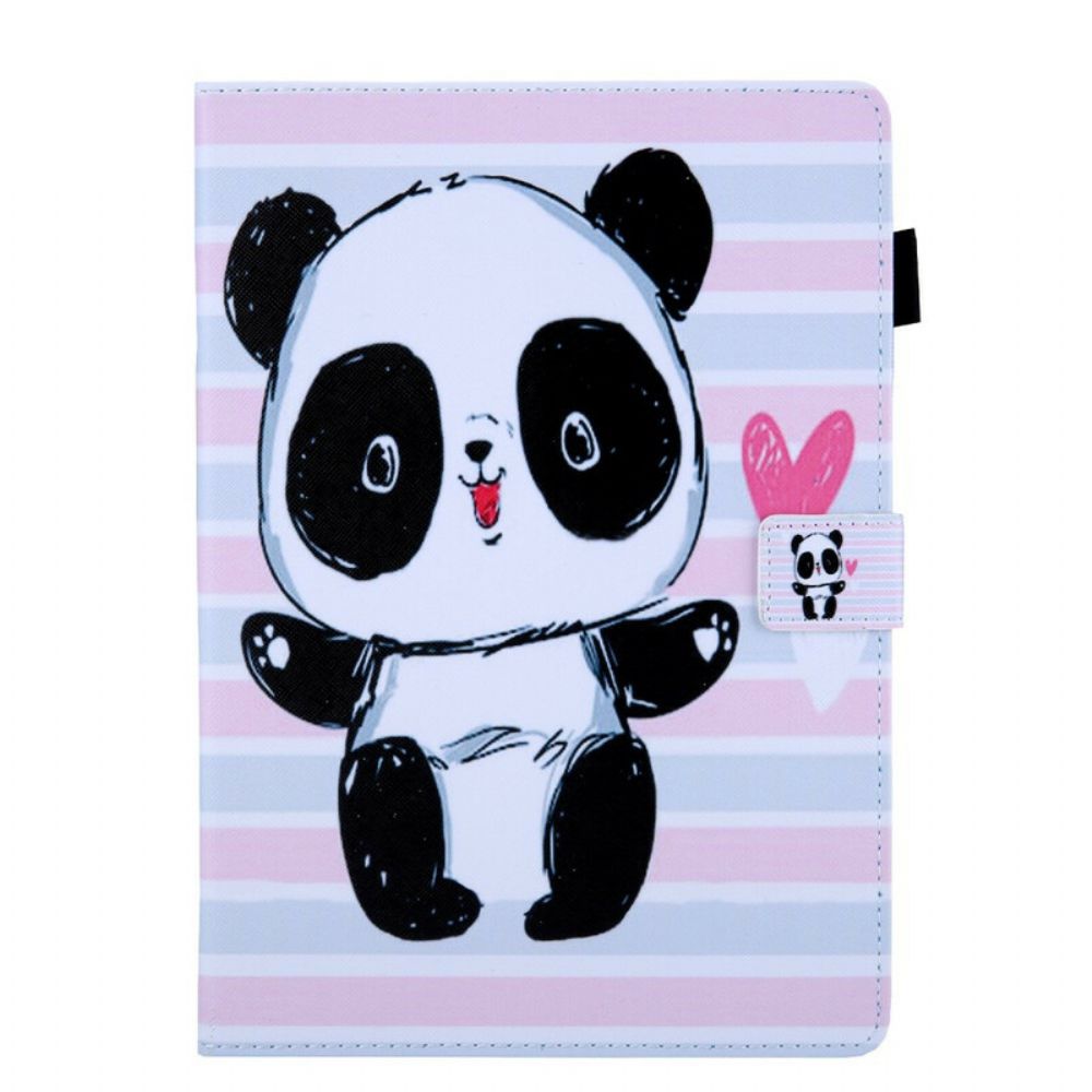 Flip Case Für iPad 10.2" (2024) (2024) / Air 10.5" / Pro 10.5" Panda-liebe