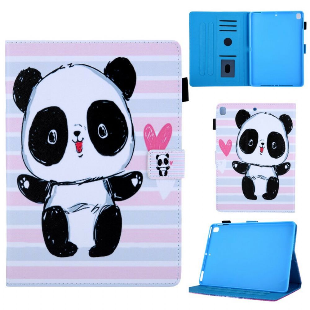 Flip Case Für iPad 10.2" (2024) (2024) / Air 10.5" / Pro 10.5" Panda-liebe