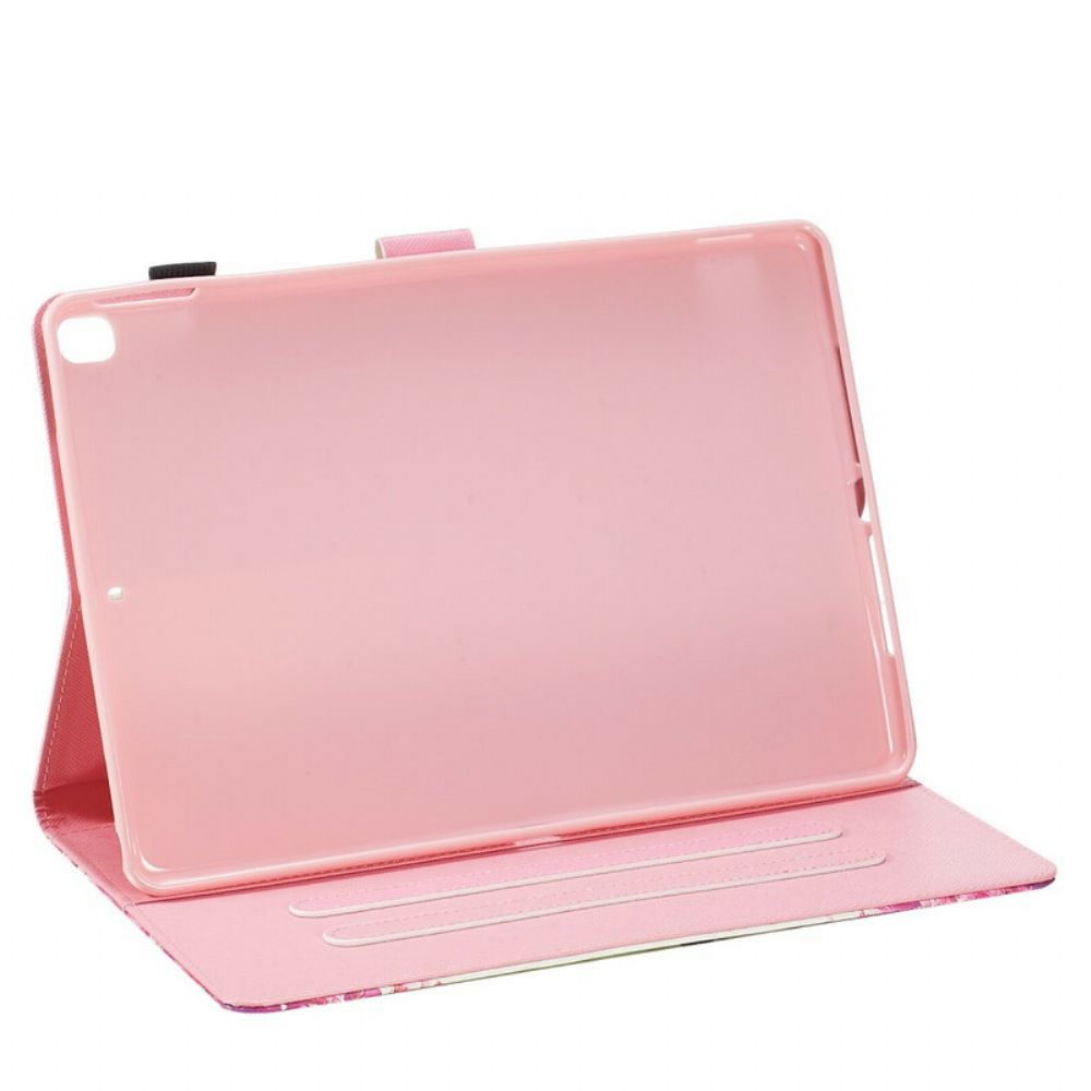 Flip Case Für iPad 10.2" (2024) (2024) / Air 10.5" / Pro 10.5" Rote Schmetterlinge