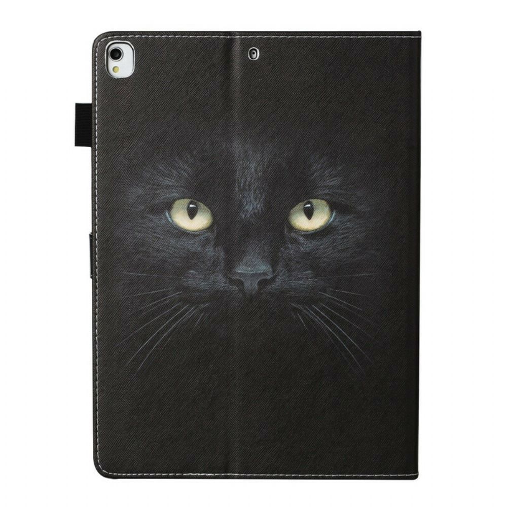 Flip Case Für iPad 10.2" (2024) (2024) / Air 10.5" / Pro 10.5" Schwarze Katze