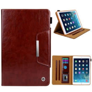 Flip Case Für iPad 10.2" (2024) (2024) / Air 10.5" / Pro 10.5" Silberverschluss