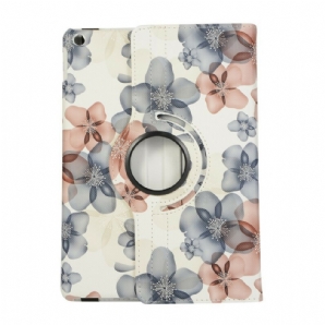 Flip Case Für iPad 10.2" (2024) (2024) / Air 10.5" / Pro 10.5" Um 360° Drehbares Blumenmuster