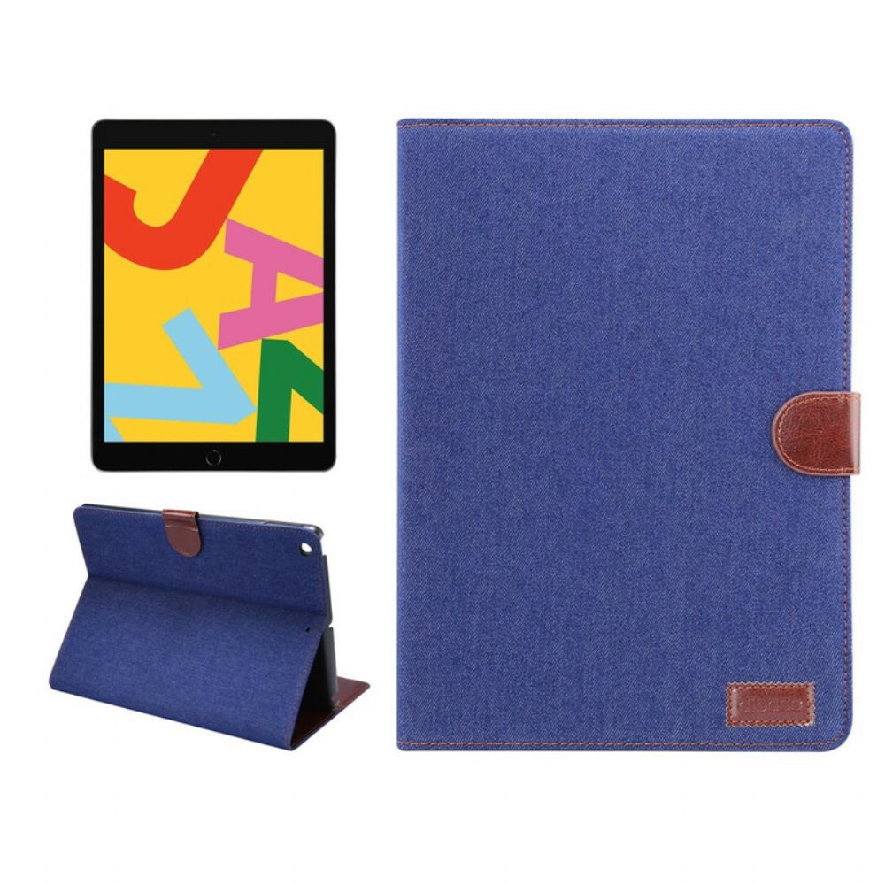 Flip Case Für iPad 10.2" (2024) (2024) / Air 10.5" / Pro 10.5" Zweifarbige Jeans