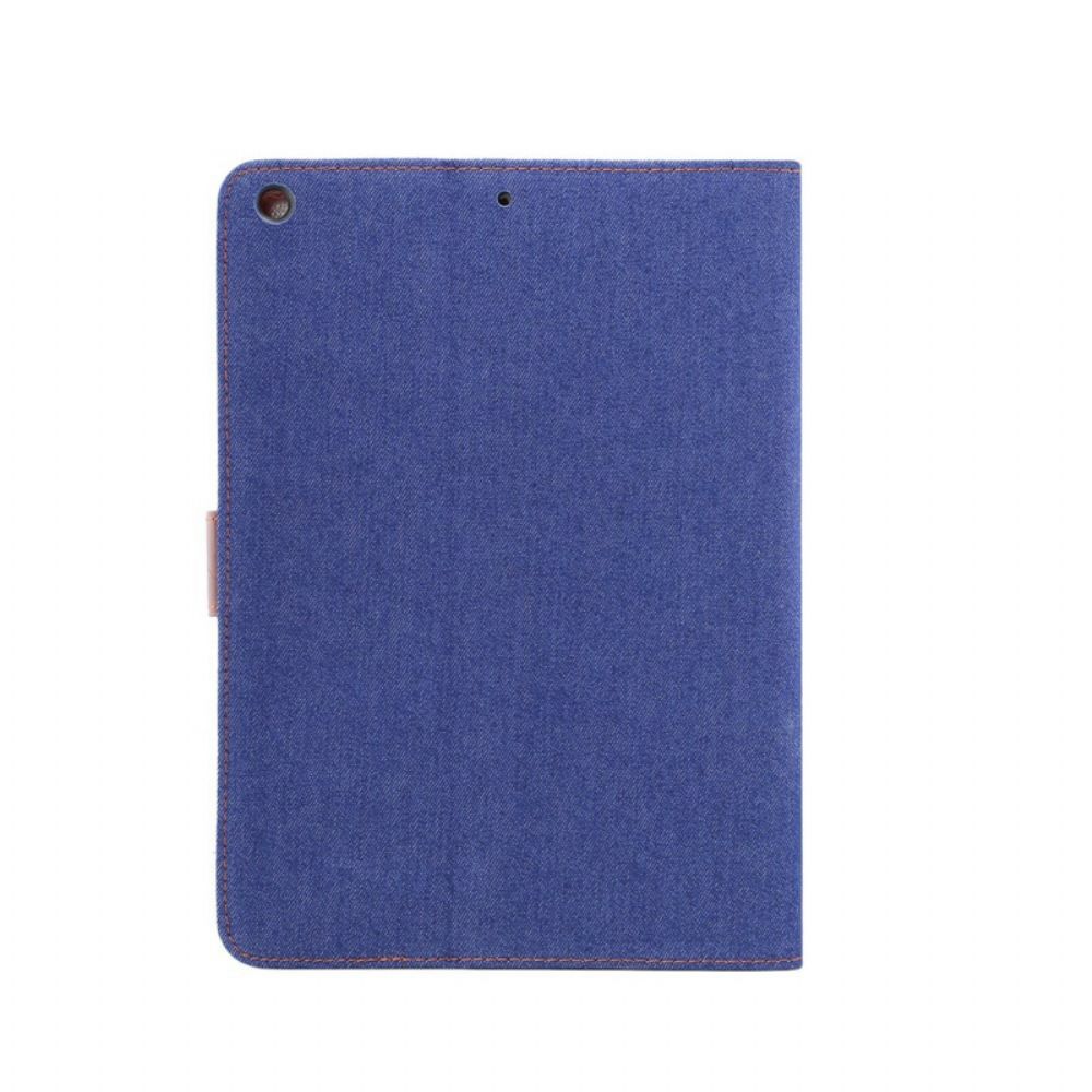 Flip Case Für iPad 10.2" (2024) (2024) / Air 10.5" / Pro 10.5" Zweifarbige Jeans