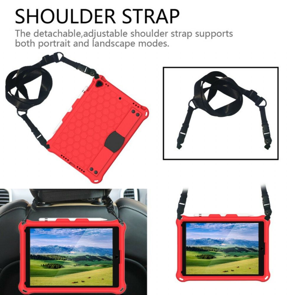 Hülle Für iPad 10.2" (2024) (2024) / Air 10.5" / Pro 10.5" Eva Strap-support