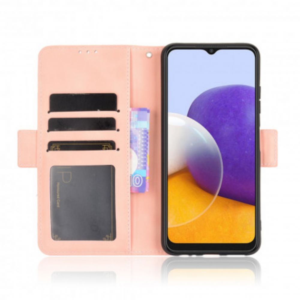 Flip Case Für Samsung Galaxy A22 5G Erstklassige Multi-karte