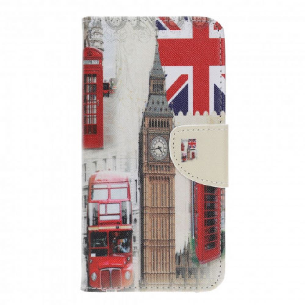 Flip Case Für Samsung Galaxy A22 5G Londoner Leben