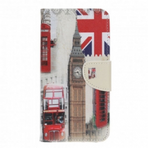 Flip Case Für Samsung Galaxy A22 5G Londoner Leben