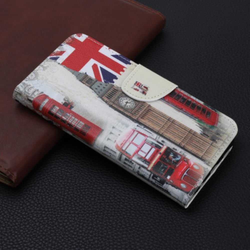 Flip Case Für Samsung Galaxy A22 5G Londoner Leben