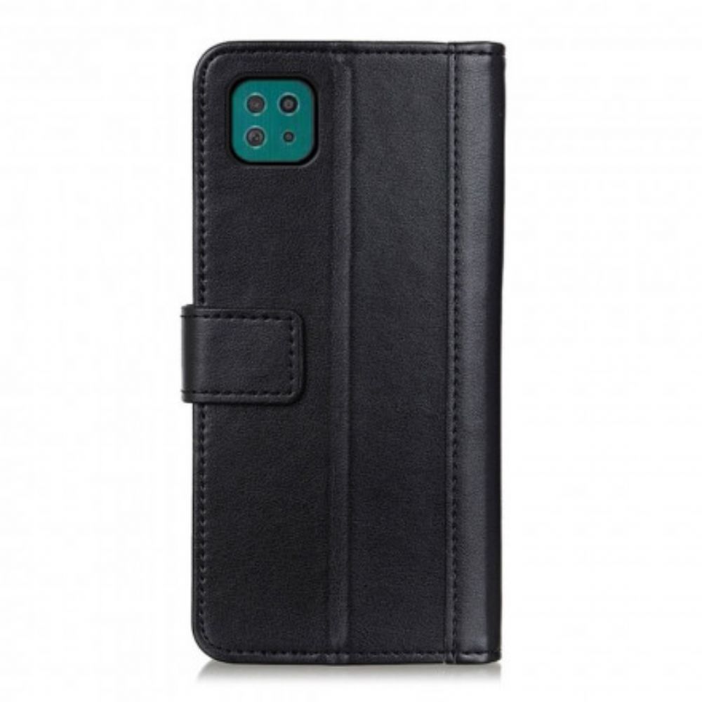 Flip Case Für Samsung Galaxy A22 5G Stil Leder Eleganz